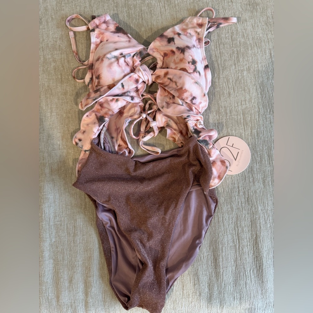 Power 2 the Flower One Piece Swimsuit